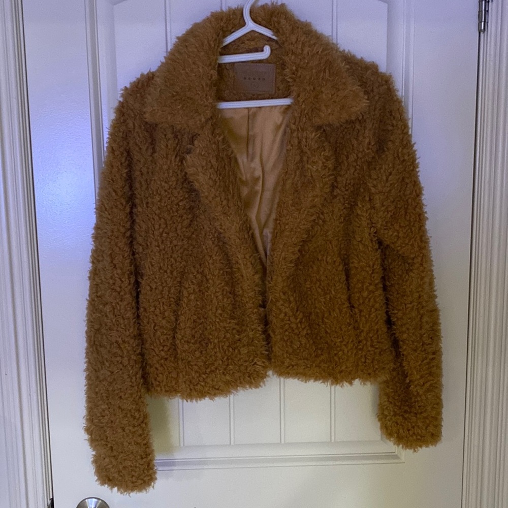 BlankNYC Faux Fur Teddy Coat